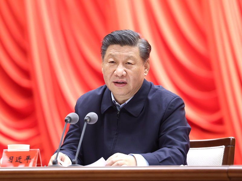 　　3月1日，2021年春季學期中央黨校（國家行政學院）中青年干部培訓班在中央黨校開班。中共中央總書記、國家主席、中央軍委主席習近平在開班式上發(fā)表重要講話。新華社記者 王曄 攝